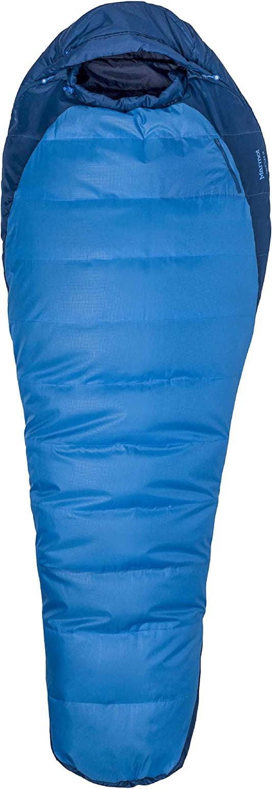 Men'S Trestles 15° Sleeping Bag | Insulated, Water-Resistant, Left-Zip, Cobalt Blue/Blue Night