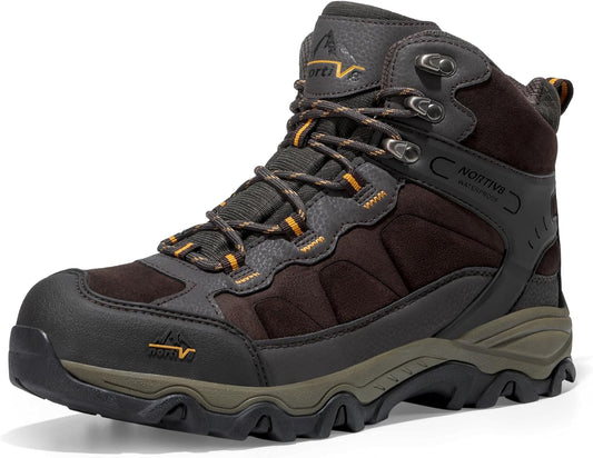 Men'S Waterproof Hiking Boots Outdoor Mid Trekking Lightweight Mountaineering Shoes Paladin