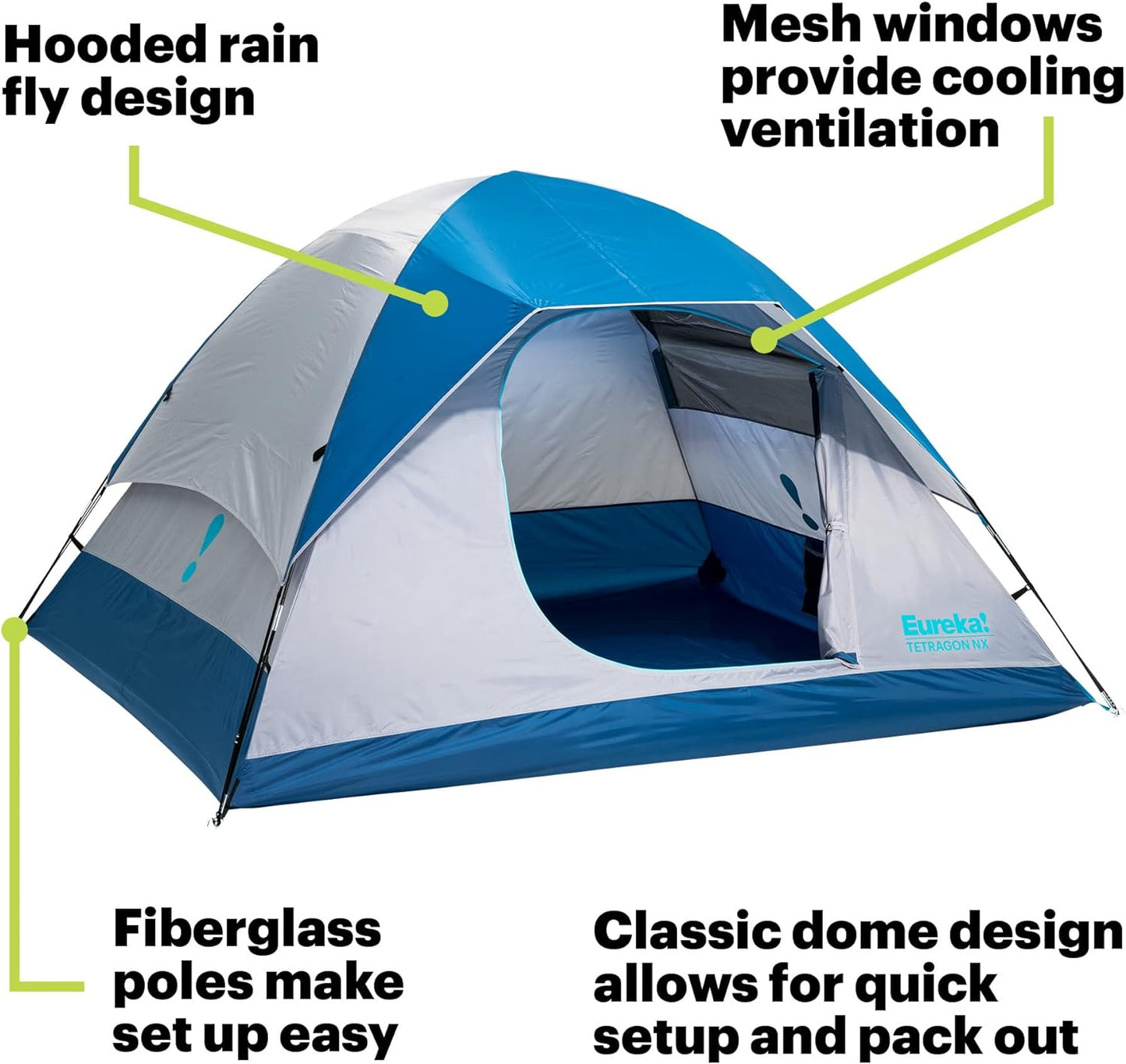 Tetragon NX 3-Season Family and Car Camping Tent (5 Person)