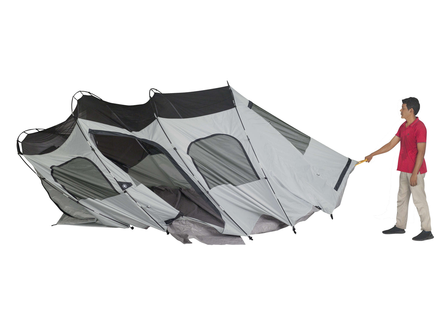 8 Person, Clip & Camp Family Tent, 16’ X 8 ‘ X 78", 23.81 Lbs.