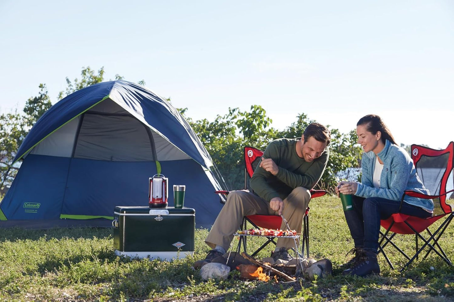 Sundome 2/3/4/6 Person Weatherproof Tent with Rainfly, Ventilated Tent Sets up in 10 Mins