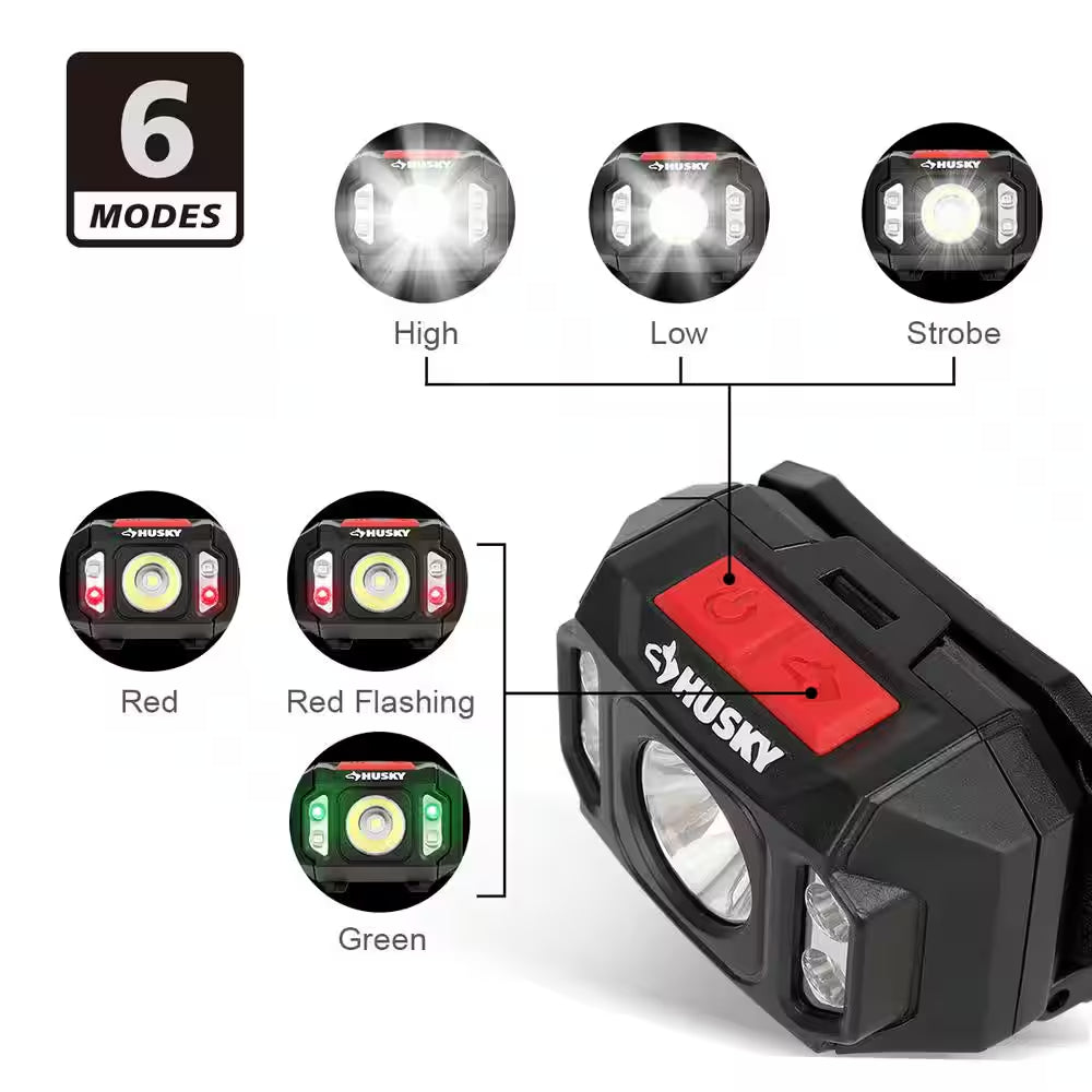 550 Lumens Compact Multi-Setting Dimmable Headlight