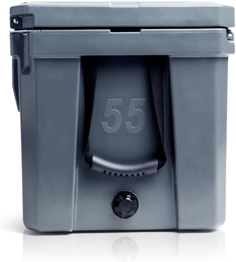 Cobalt 55 Quart Roto Molded Super Ice Cooler | Large Ice Chest Holds Ice up to 3 Days |