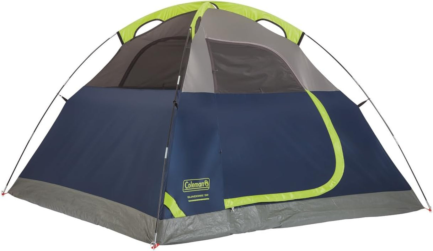 Sundome 2/3/4/6 Person Weatherproof Tent with Rainfly, Ventilated Tent Sets up in 10 Mins