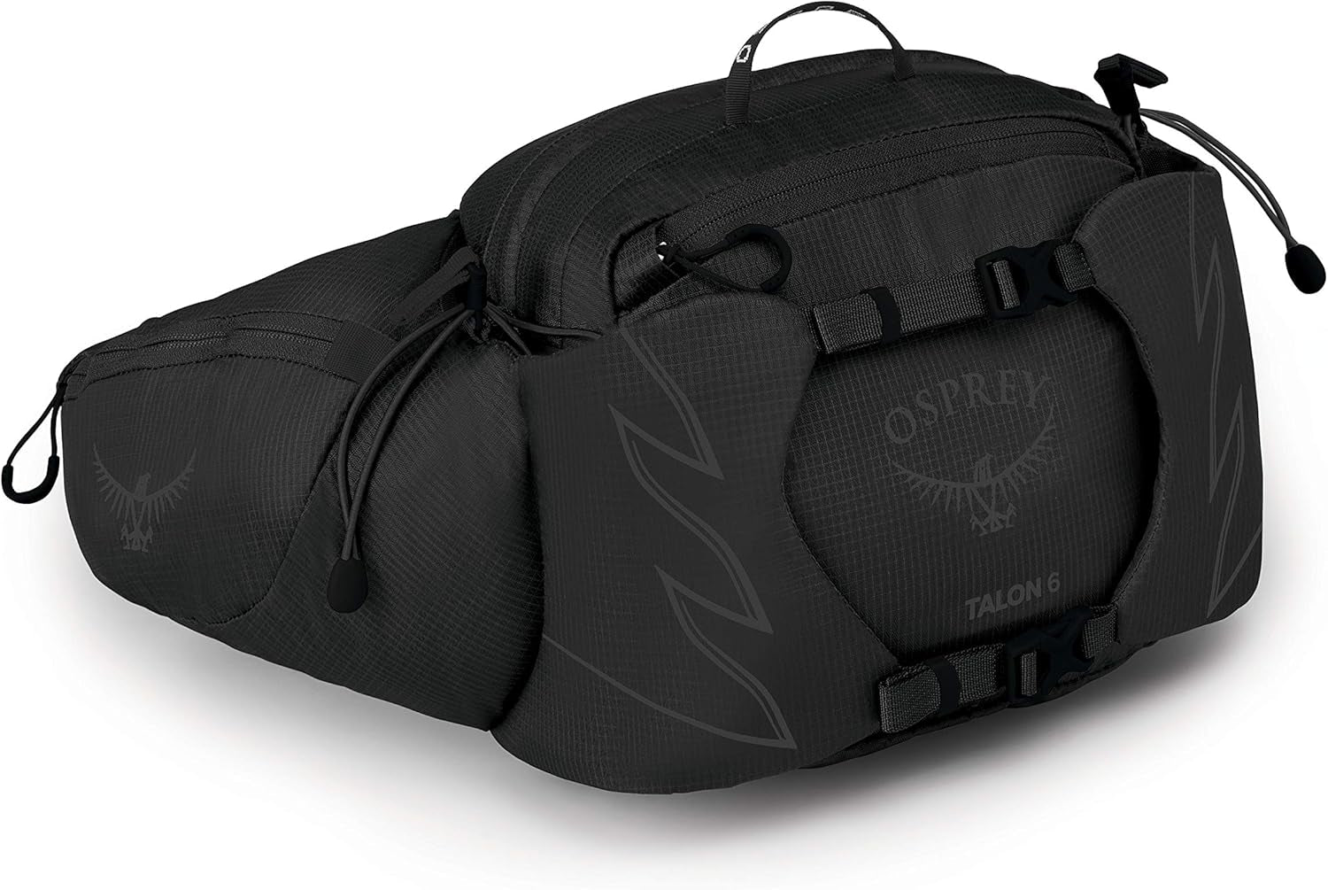 Talon 6L Men'S Lumbar Hiking Waist Pack, Stealth Black