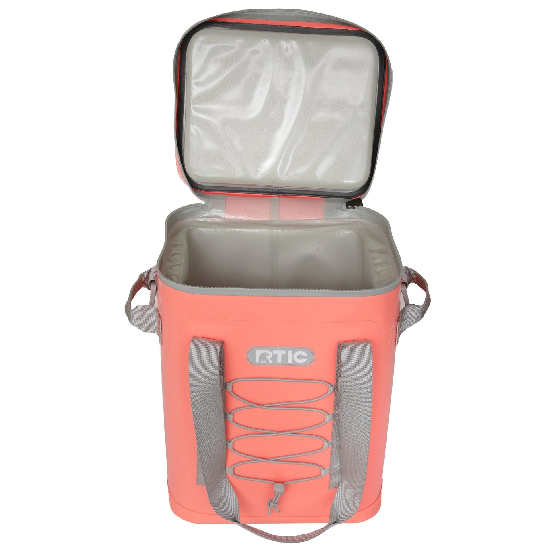 24 Can Backpack Cooler, Leakproof Ice Chest Cooler with Waterproof Zipper, Coral