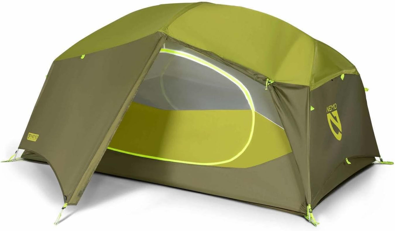 NEMO Aurora 2P Tent (Green Nova) & Footprint