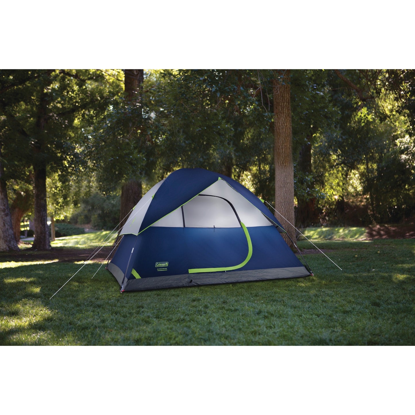 6-Person Sundome Dome Camping Tent, Blue