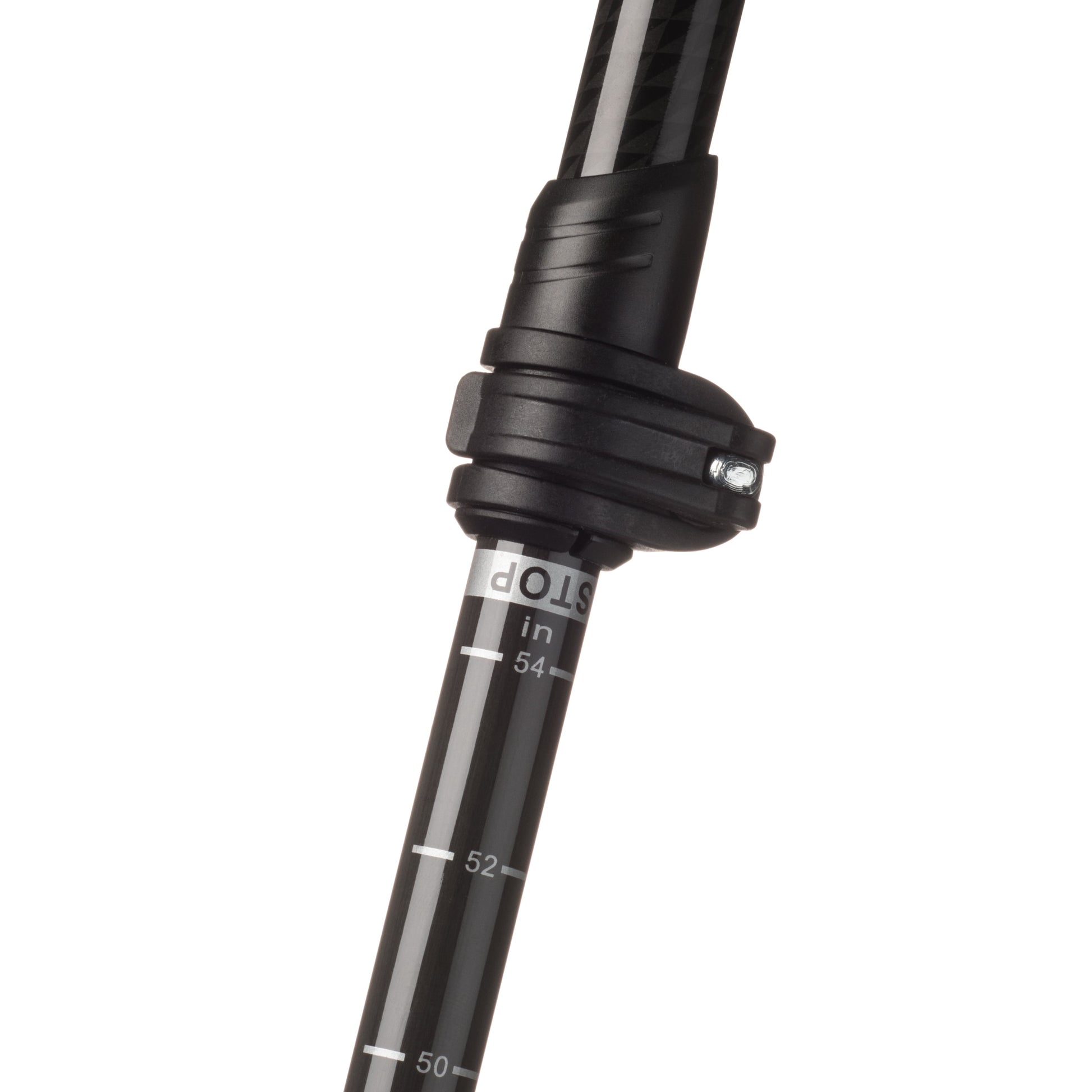 Carbon Fiber Quick Lock Cork Grip Trekking Poles - Length 26" to 54"