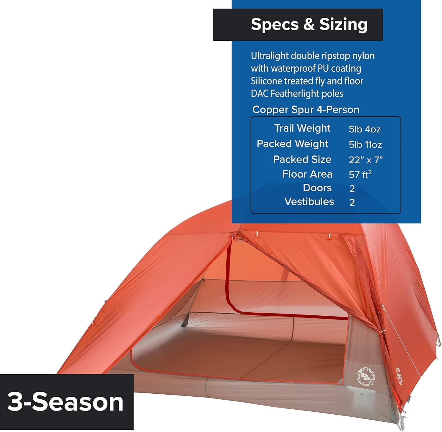 Copper Spur HV UL - Ultralightbackpacking Tent