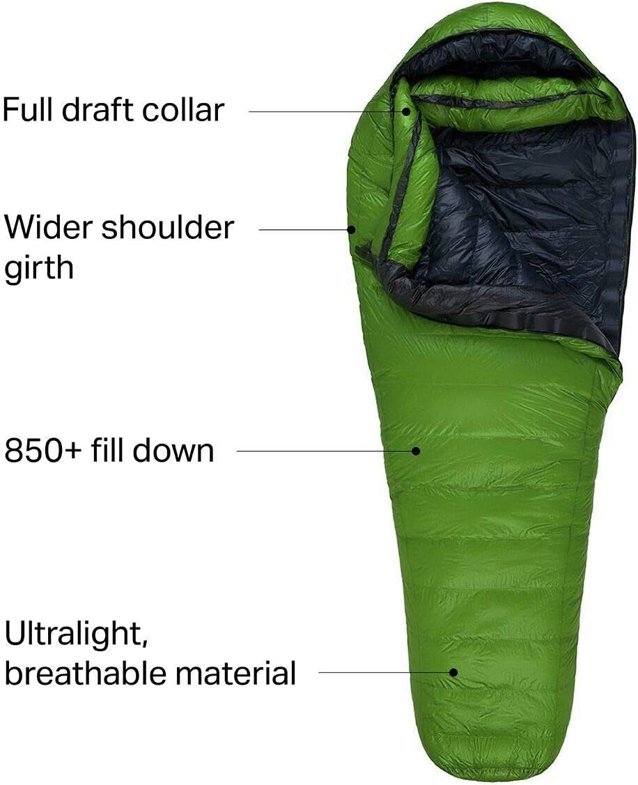 10 Degree Versalite Sleeping Bag Moss Green 6FT 6IN / Left Zip