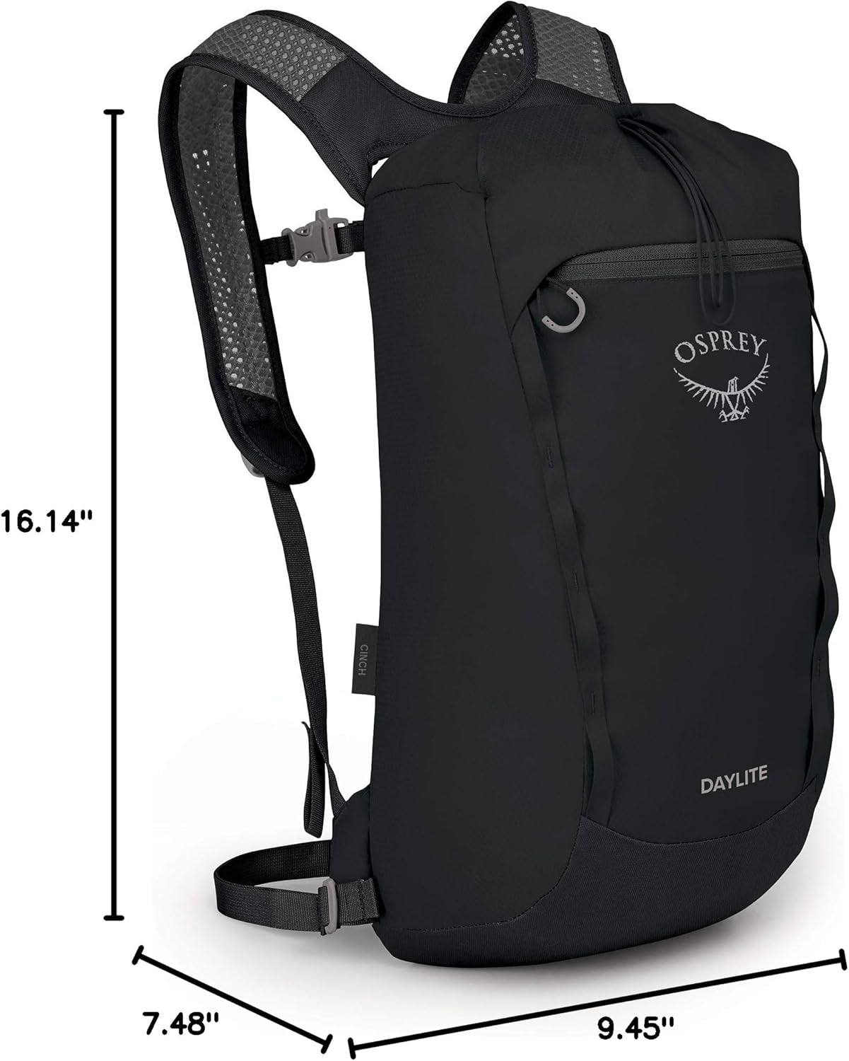 Daylite Cinch Backpack, Black