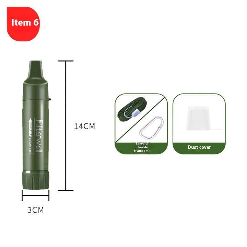 Outdoor Portable Filter Straw Water Purifier