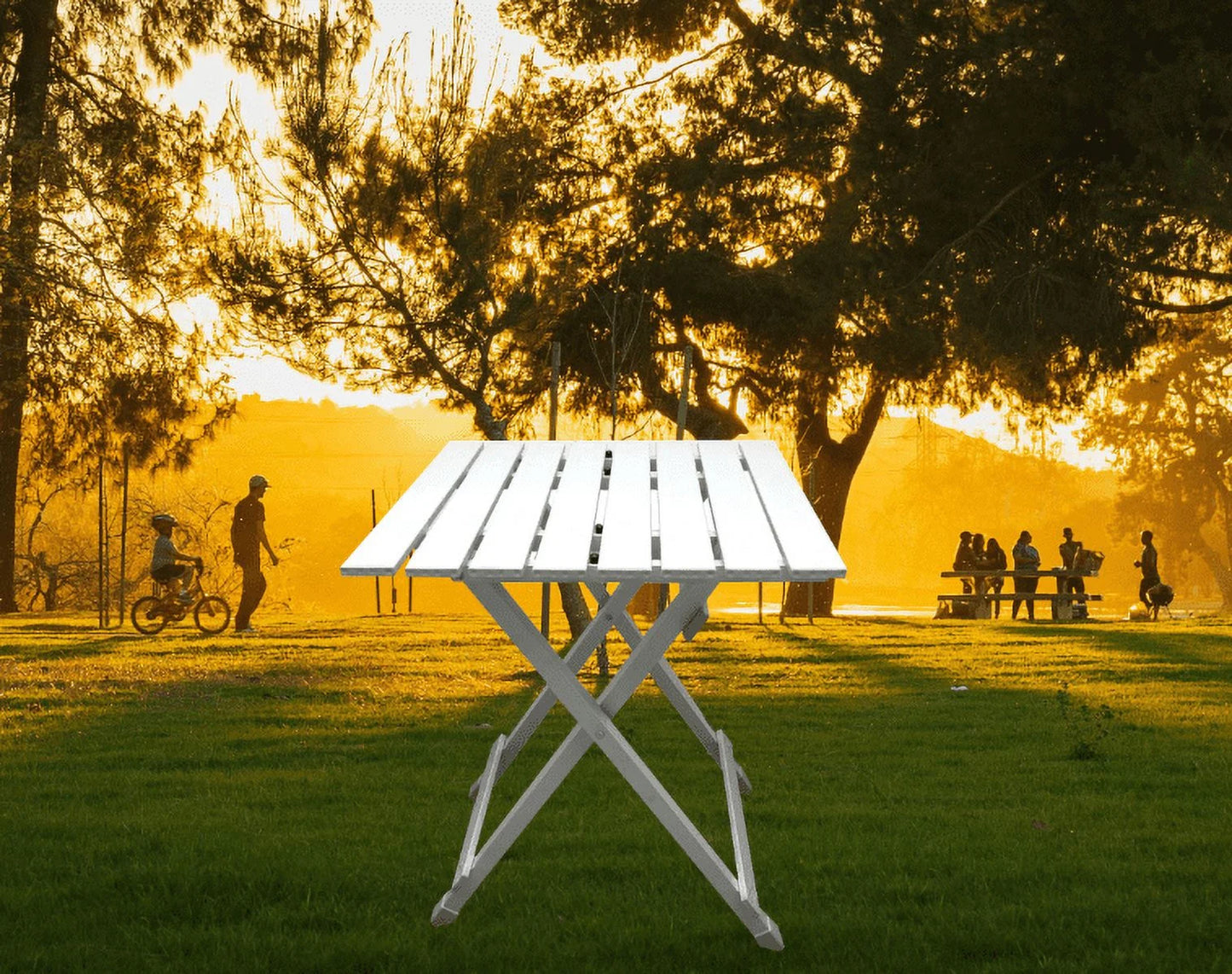 Aluminum Camping Table, Silver