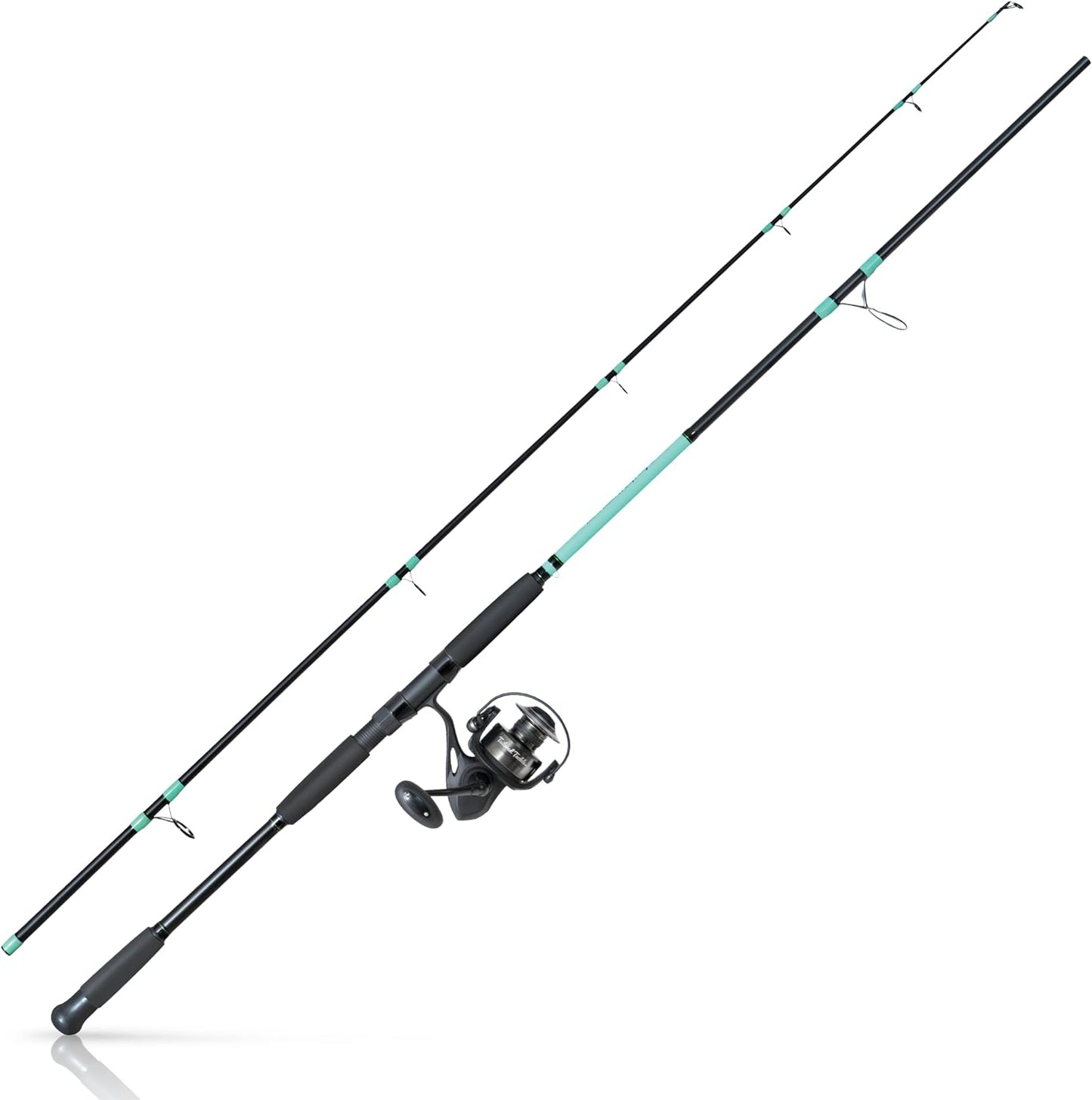 Surf Fishing Rod and Reel Combo 10 Foot Surf Rod Heavy Surfcasting Power Moderate Fast Action Tip 7000 Size XL Surf Fishing Reel Saltwater Resistant Guides