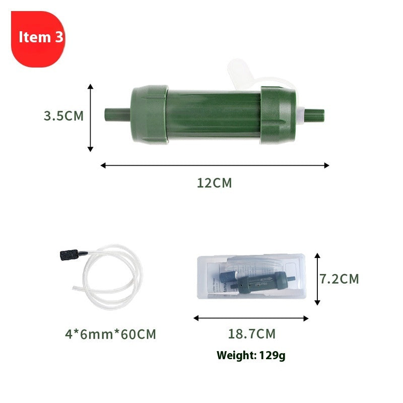 Outdoor Portable Filter Straw Water Purifier