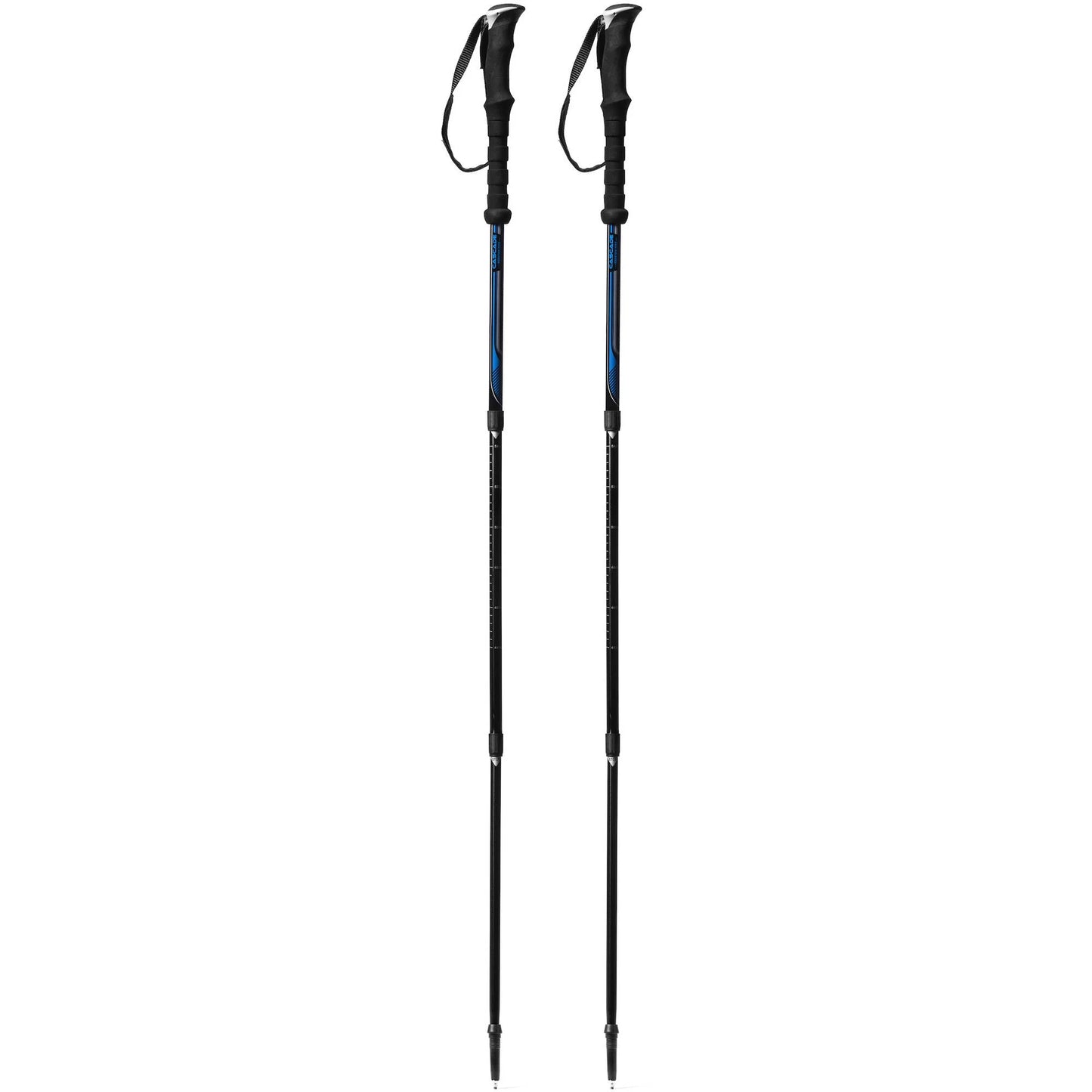 Aircraft-Grade Aluminum Anti-Shock Twist Lock Trekking Poles, Length 26"-54"