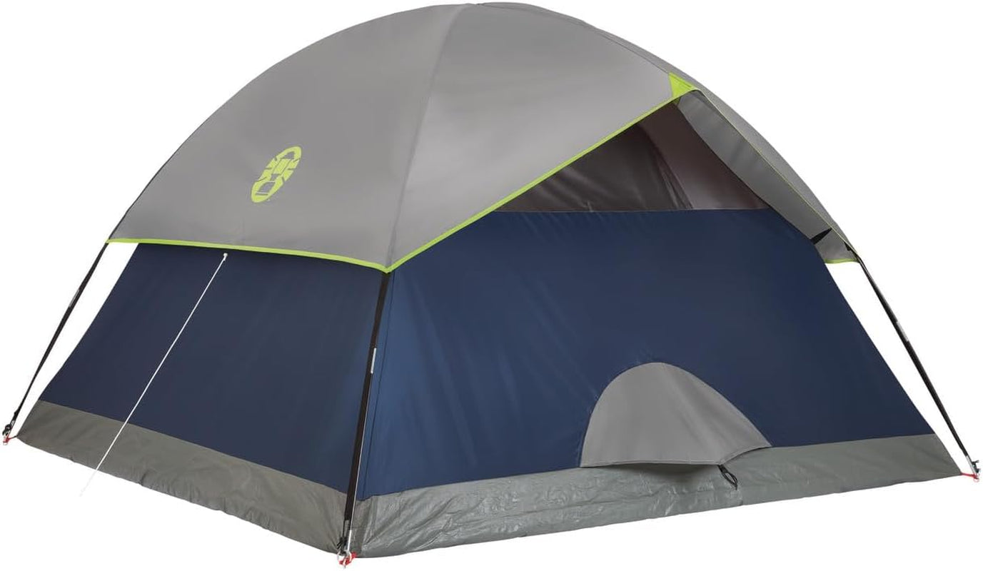 Sundome 2/3/4/6 Person Weatherproof Tent with Rainfly, Ventilated Tent Sets up in 10 Mins