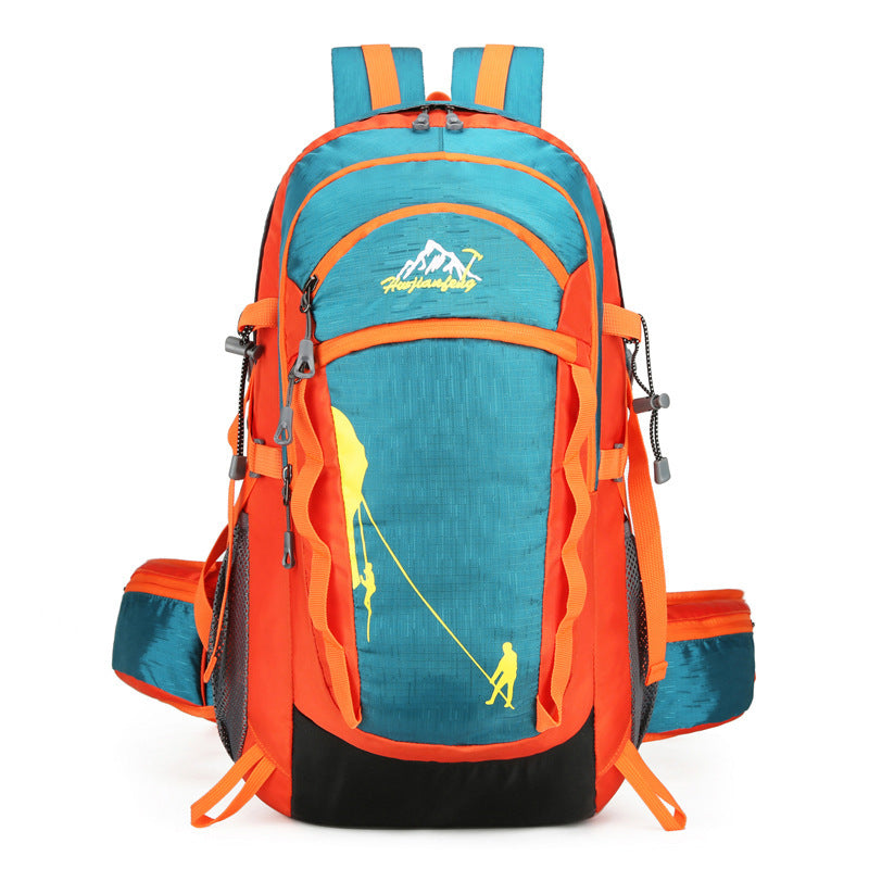 Nylon Fabric Outdoor Sports Mountaineering Hiking Camping Multi-functional Outdoor Backpack 36-55L