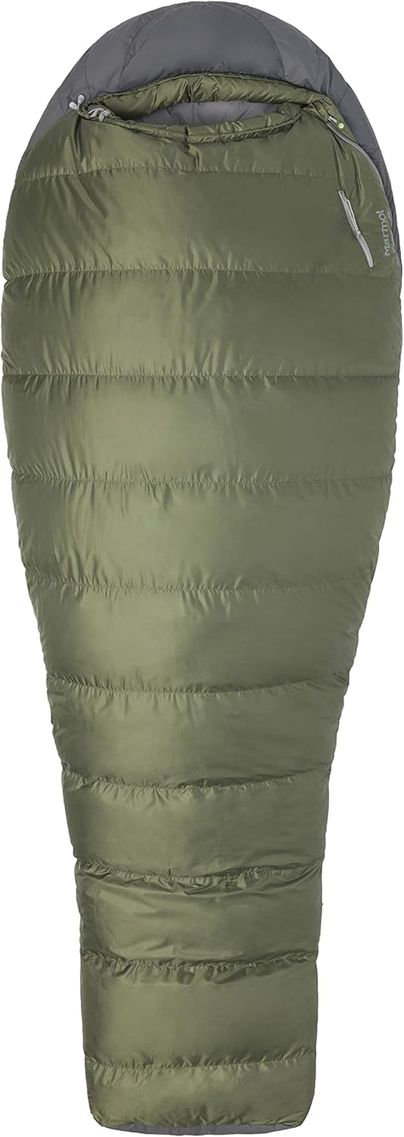 Ironwood Mummy Sleeping Bag - 650 Fill Down, Lightweight, 30-Degree Rating, Bomber Green/Steel Onyx, Regular