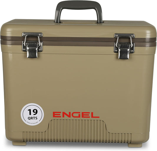 19Qt Leak-Proof, Air Tight, Drybox Cooler and Small Hard Shell Lunchbox for Men and Women