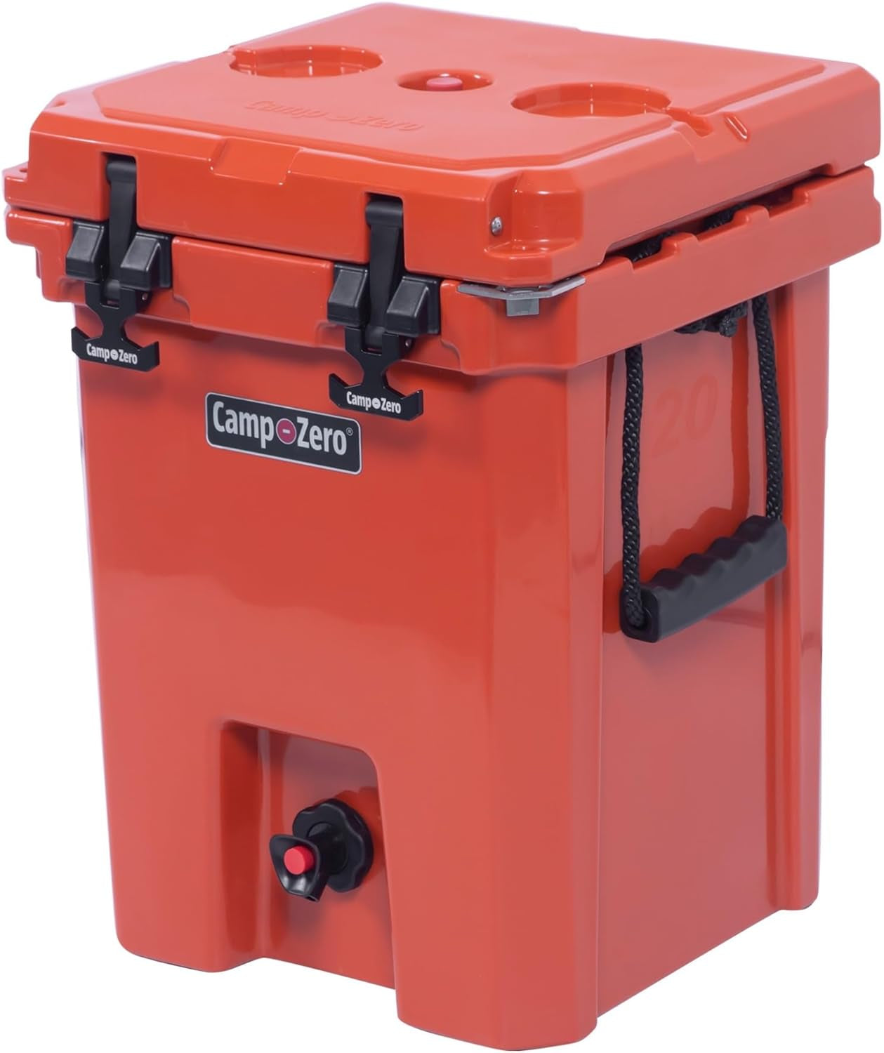 20L Drink Cooler with 2 Molded-In Beverage Holders