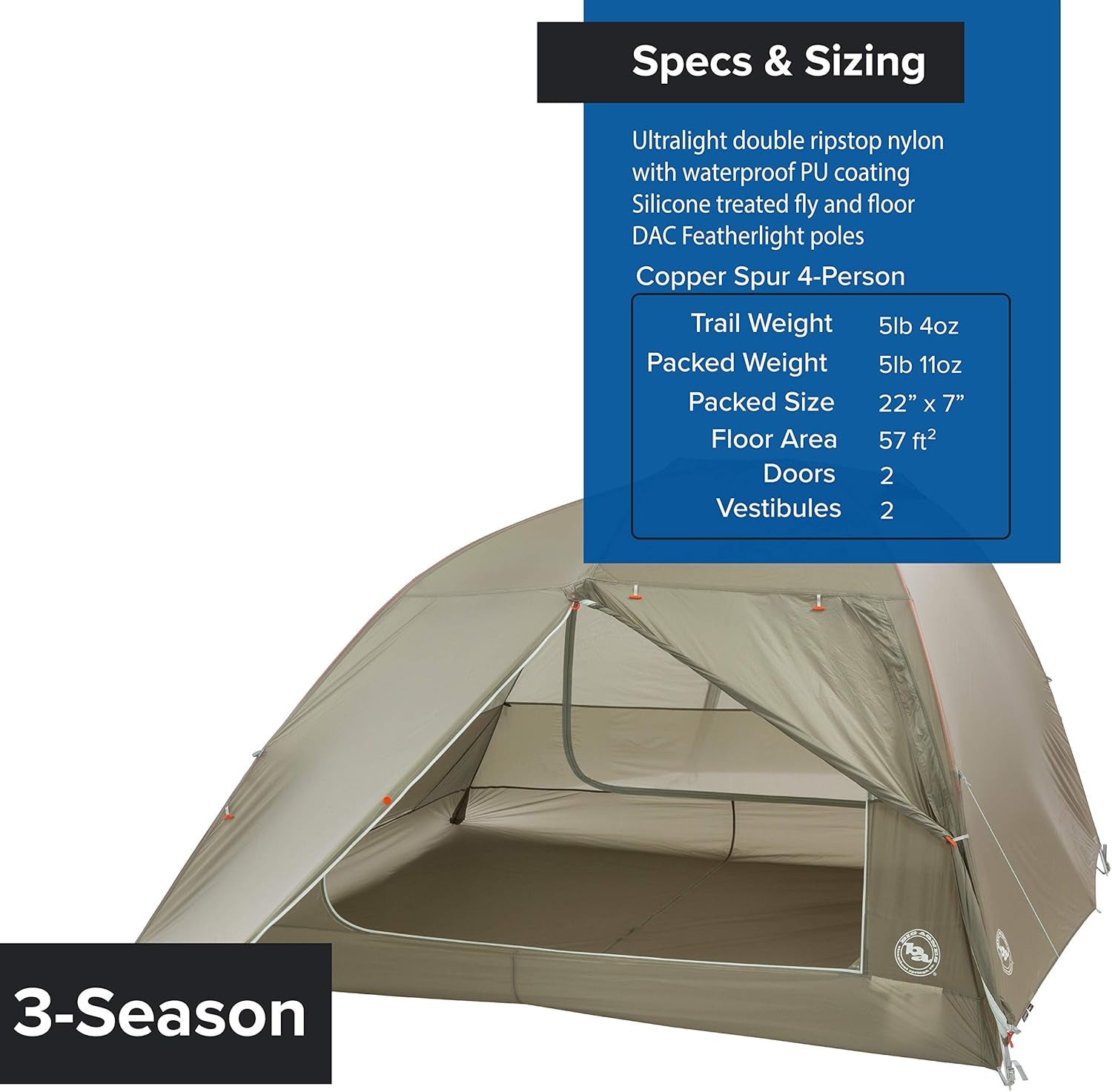 Copper Spur HV UL - Ultralightbackpacking Tent