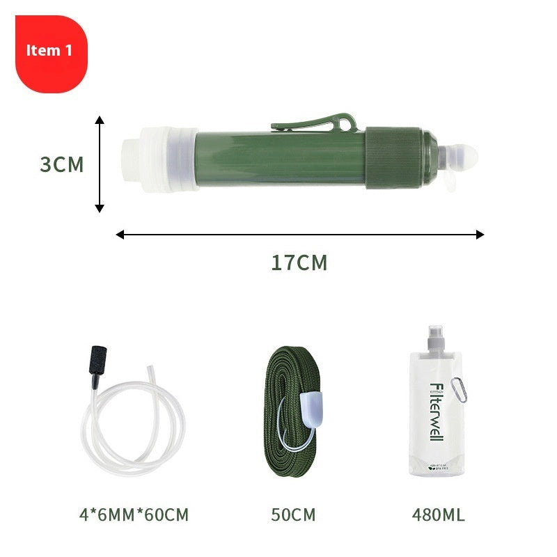 Outdoor Portable Filter Straw Water Purifier