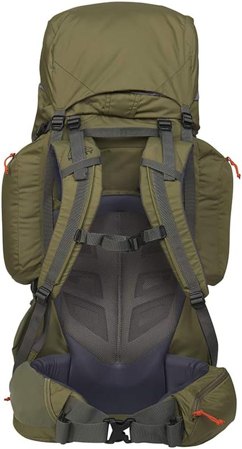 Coyote 60-105 Liter Internal Frame Backpack - Hiking, Backpacking, Travel, Hydration Compatible, Fully Adjustable (105L / Dark Olive)