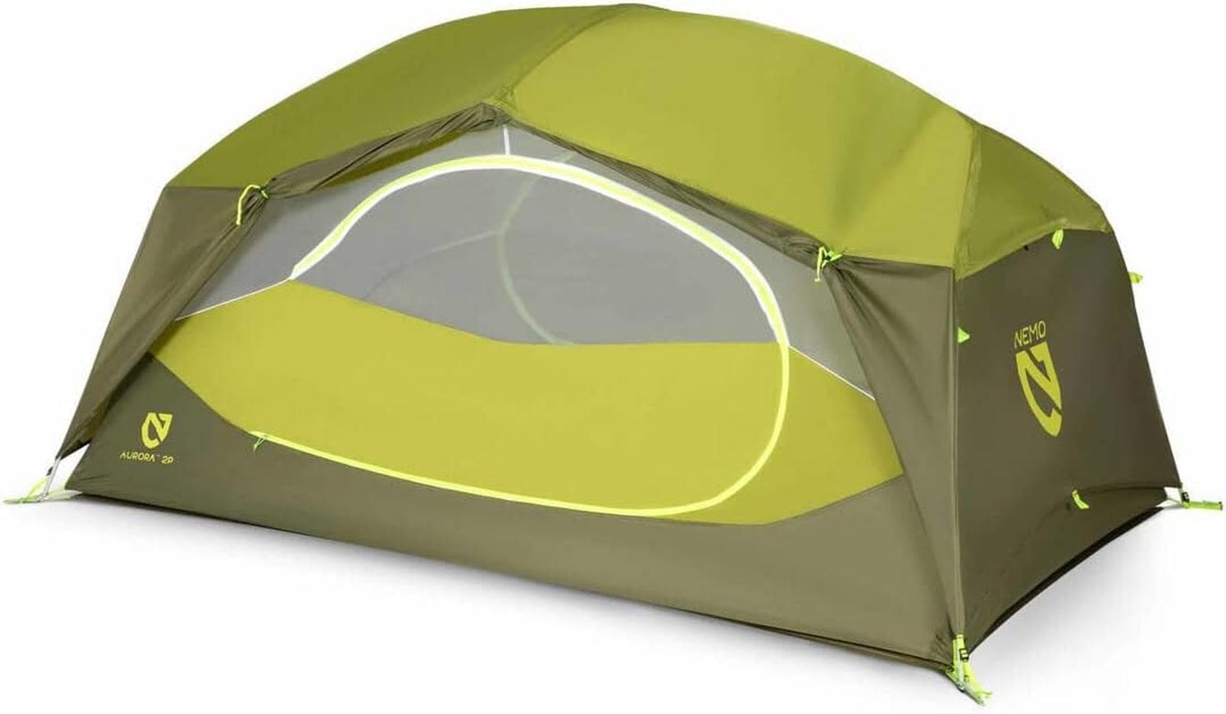 NEMO Aurora 2P Tent (Green Nova) & Footprint