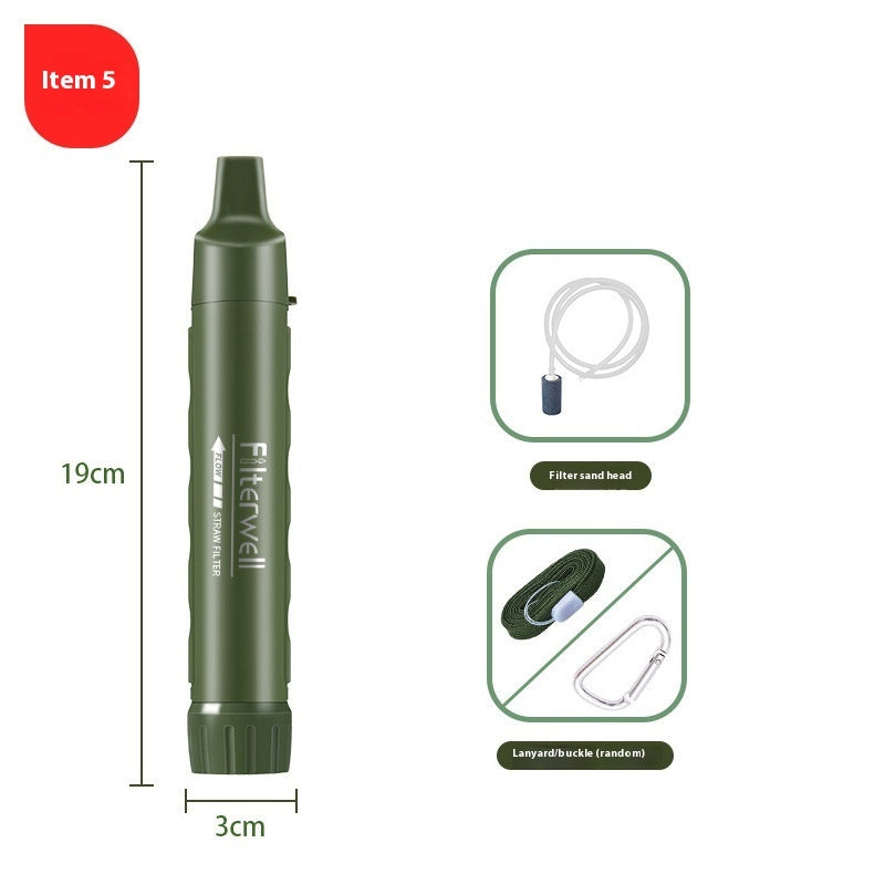 Outdoor Portable Filter Straw Water Purifier