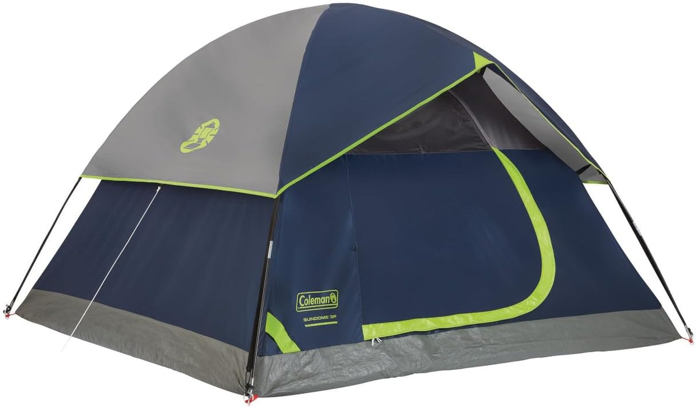 Sundome 2/3/4/6 Person Weatherproof Tent with Rainfly, Ventilated Tent Sets up in 10 Mins