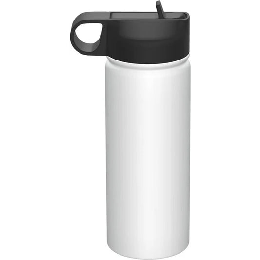 Stainless Steel Double Wall Water Bottle, Vacuum Insulated Bottle With Straw Lid, Insulated Water Bottle Compatible With Grunge Flag Of Ireland For Hiking