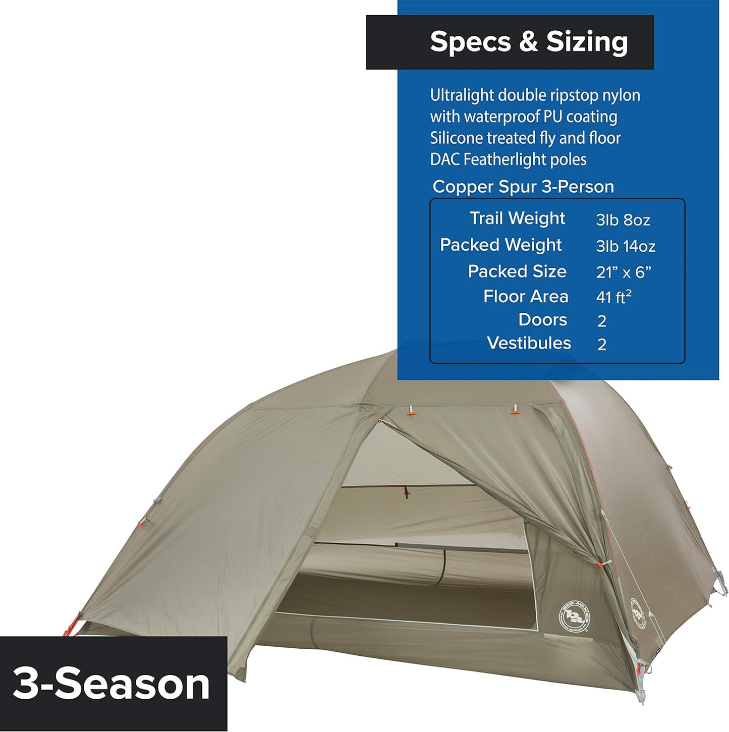 Copper Spur HV UL - Ultralightbackpacking Tent