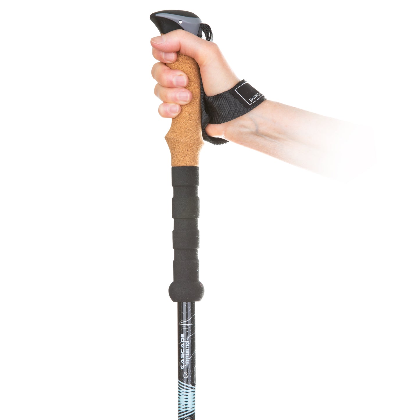 Aircraft-Grade Aluminum Quick Lock Trekking Poles with Cork Grip