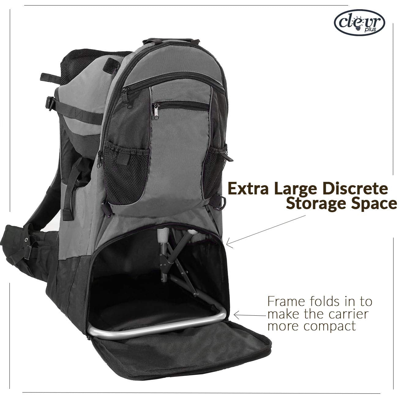 Deluxe Adjustable Baby Carrier Outdoor Hiking Child Backpack Camping