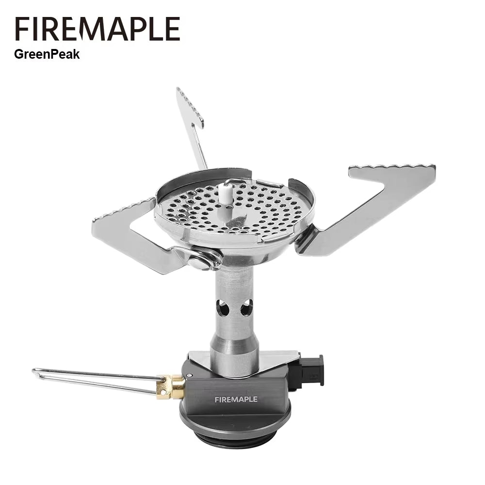 Greenpeak Camping Stove Propane Camp Cooking Burner Portable Backpacking Stove with Piezo for Hiking Trekking Fishing