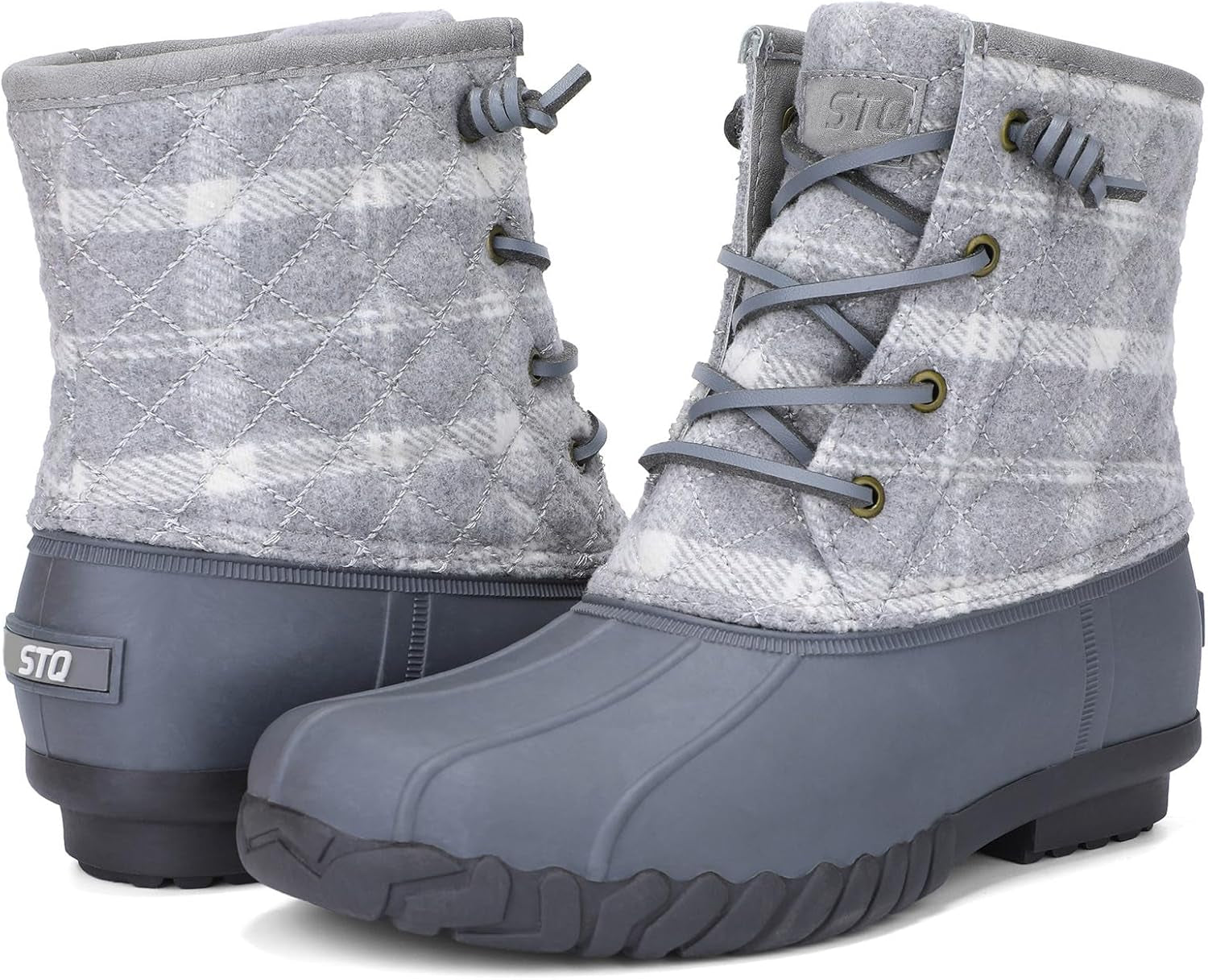 Duck Boots for Women Waterproof Winter Boots Quilted Snow Boots