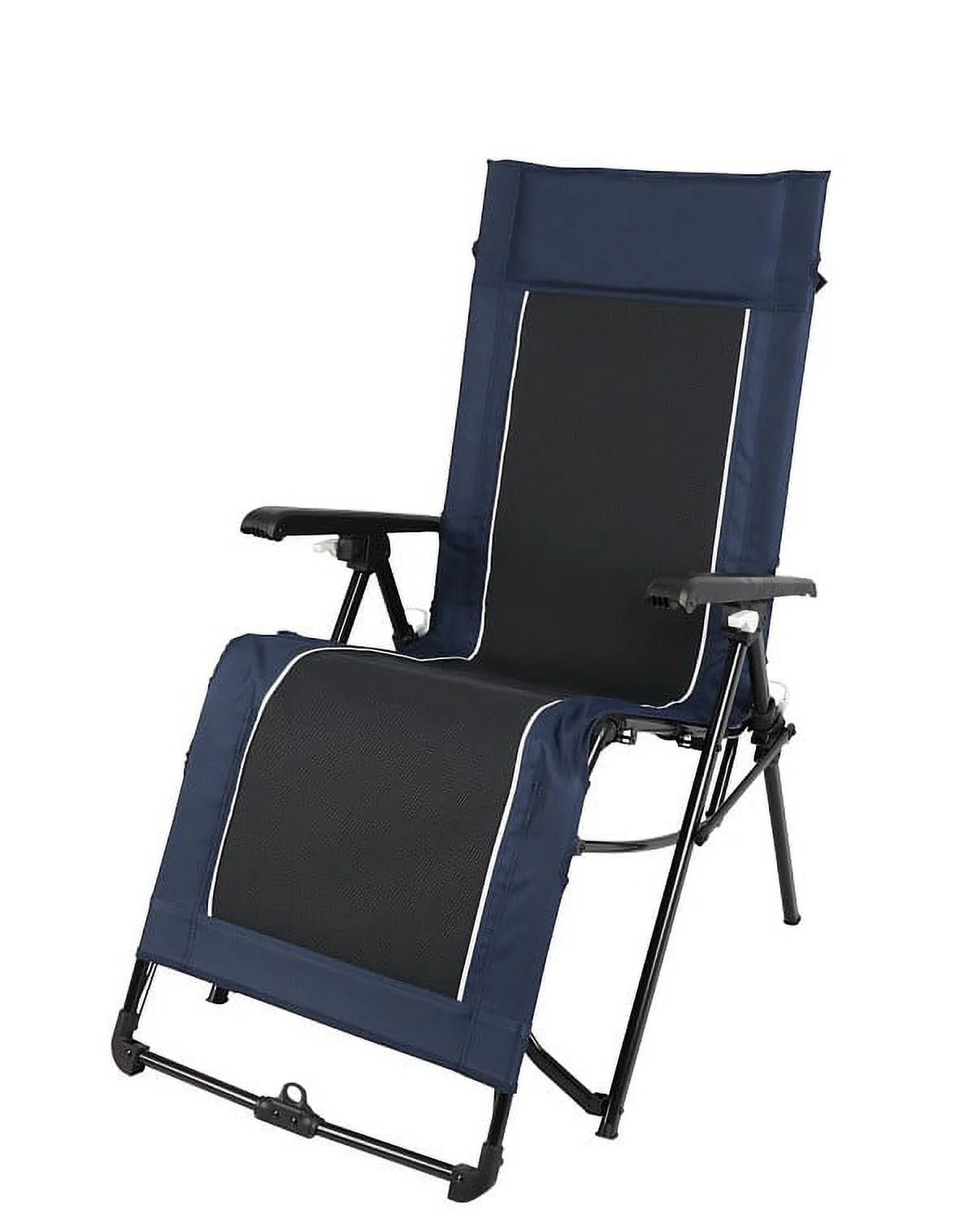 Quad Zero Gravity Lounger Camping Chair, Blue, Adult, 20.3Lbs