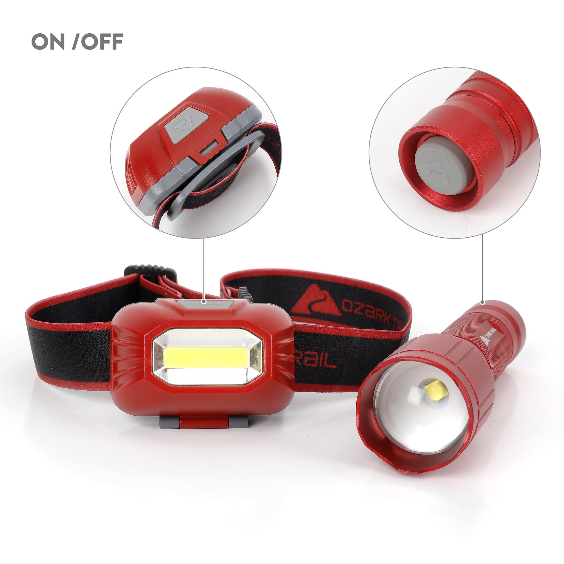 LED 200 Lumens Headlamps