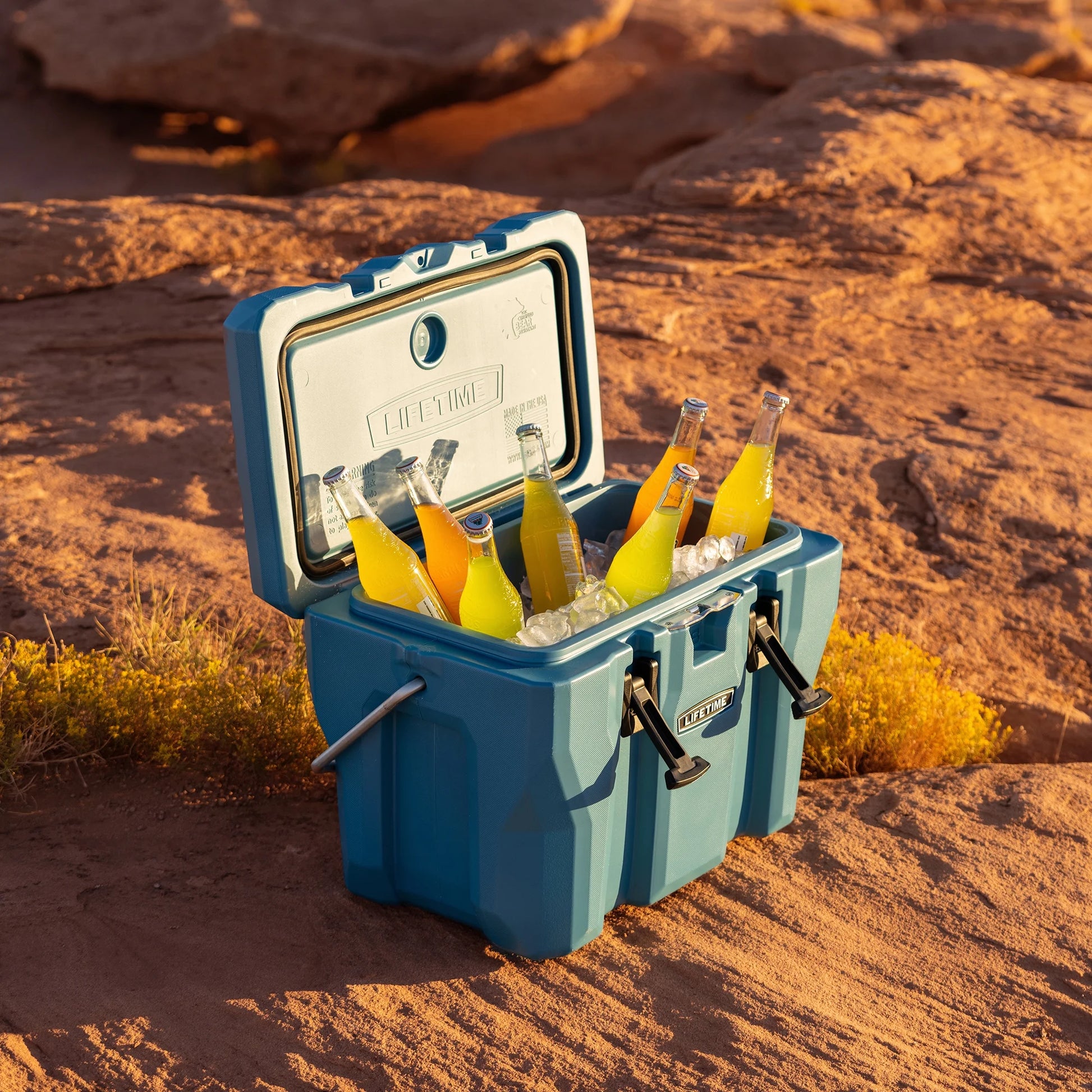 New 28 Qt. Capacity High Performance Polyethylene Cooler, Jay Blue (91226)