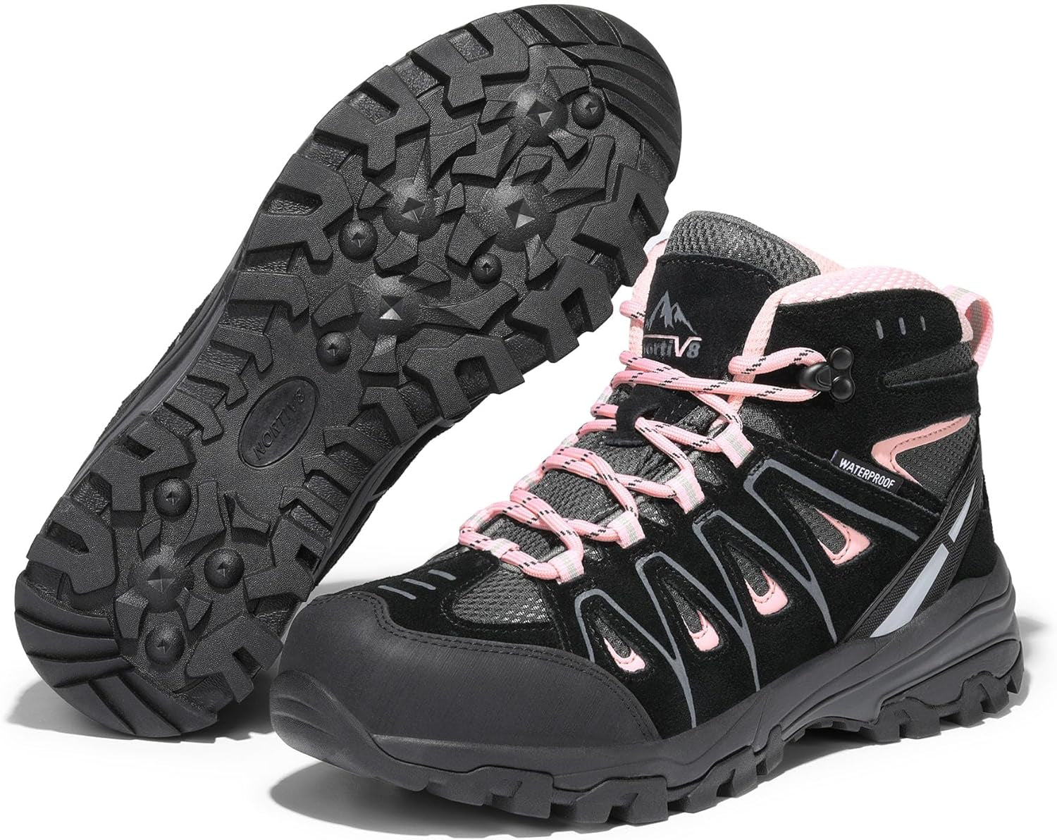 Women'S Waterproof Hiking Boots Outdoor Trekking Camping Trail Hiking Boot