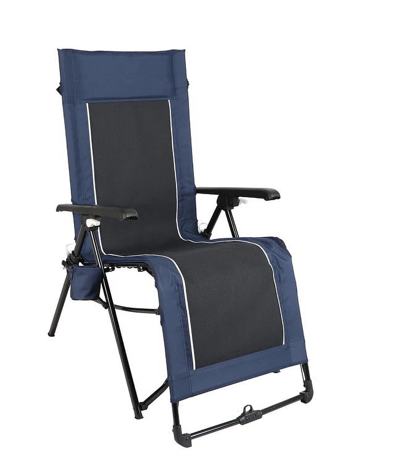 Quad Zero Gravity Lounger Camping Chair, Blue, Adult, 20.3Lbs