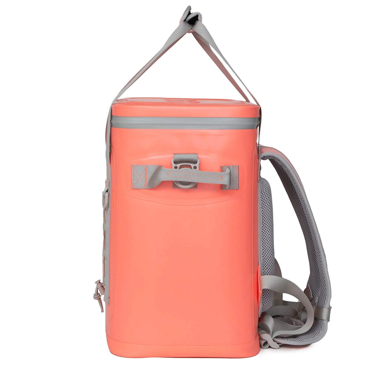 24 Can Backpack Cooler, Leakproof Ice Chest Cooler with Waterproof Zipper, Coral