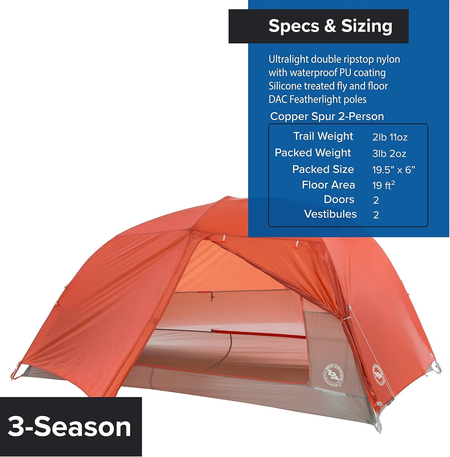 Copper Spur HV UL - Ultralightbackpacking Tent